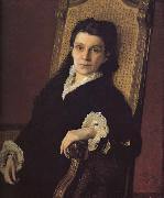 Ilia Efimovich Repin Sita Suowa portrait oil on canvas